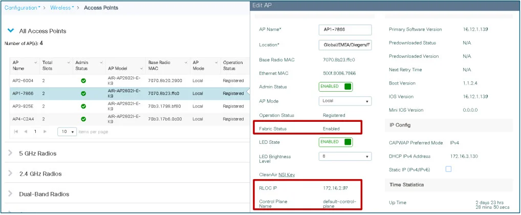 AP Join - configuration verification